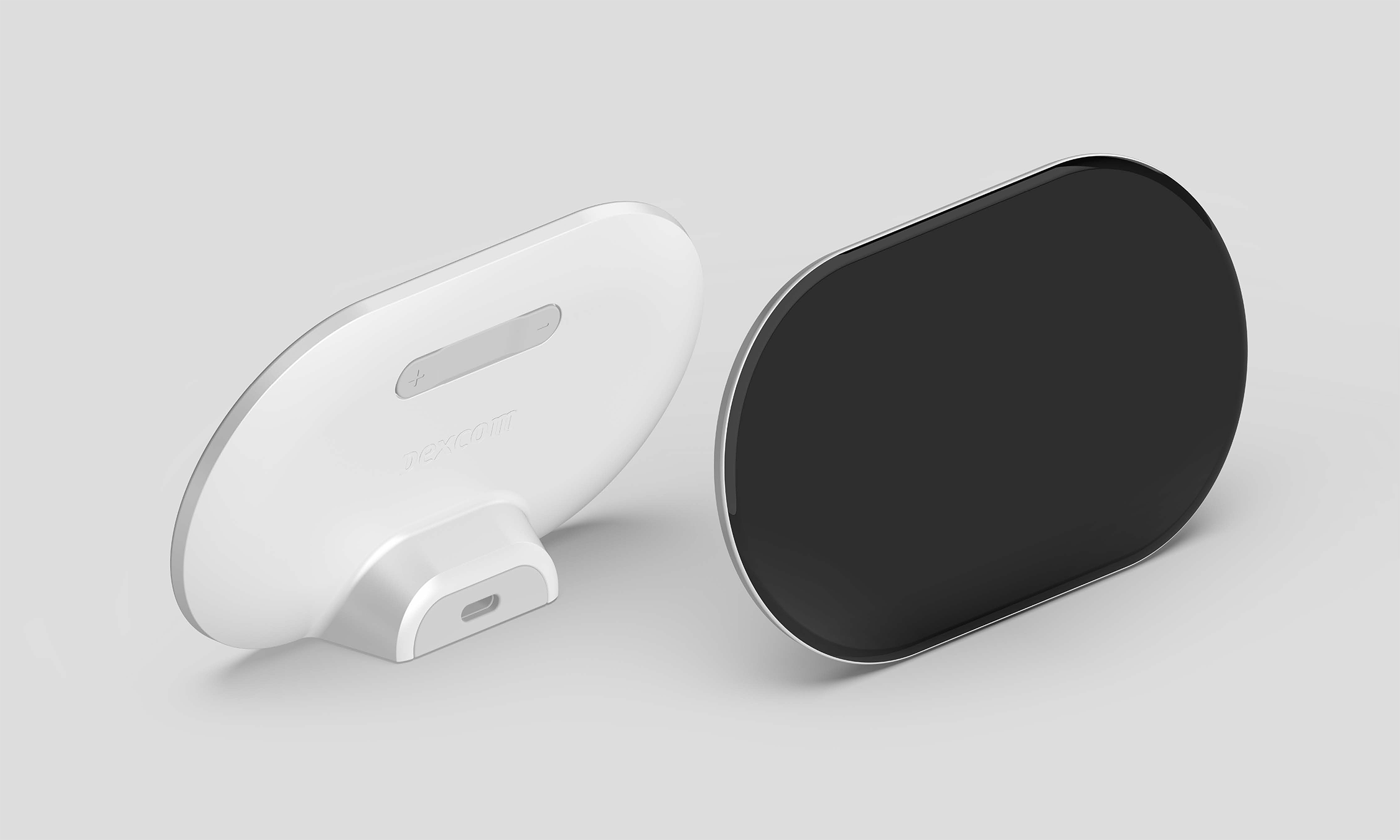 Rendering of the front and back of the table-top receiver.